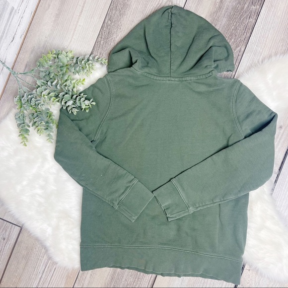 Adidas Originals Trefoil Army Green Long Sleeve Women’s Hoodie - Picture 8 of 8
